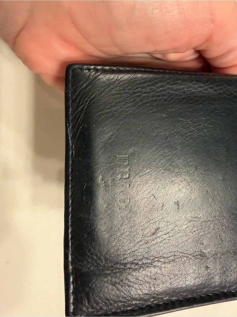 Prada Black Leather Wallet with Slim Profile